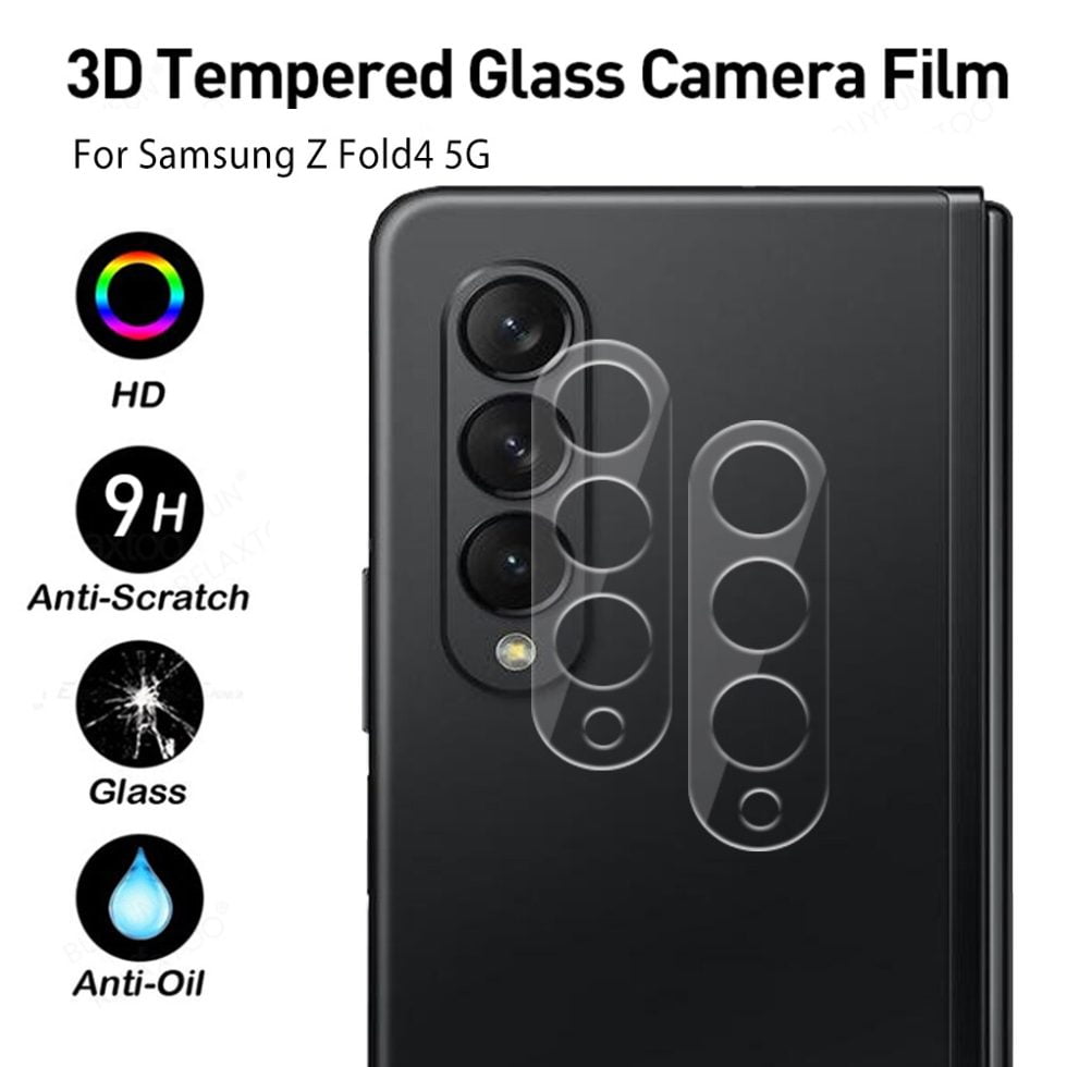 For Samsung Z Fold 4 5G 2pcs 3D Lens Tempered Glass for Samsung Z Fold4 5G