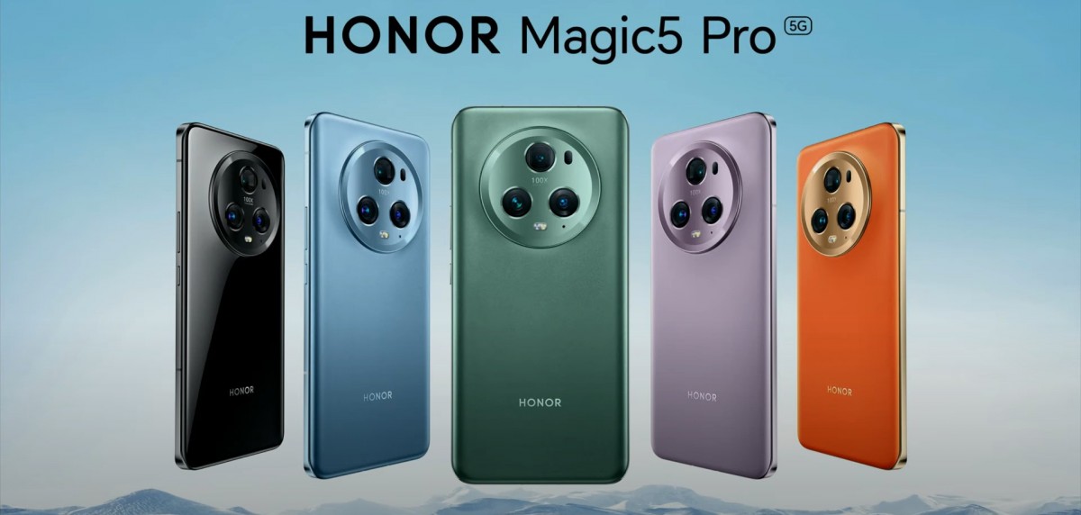 Honor Magic5 Pro unveiled with a custom 1/1.12" camera sensor, vanilla Magic5 follows - GSMArena.com news
