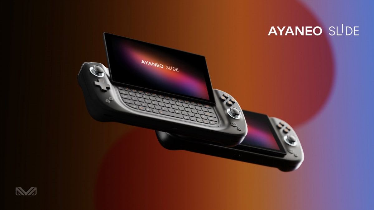 Official Ayaneo Slide: the portable console with a keyboard full of nostalgia