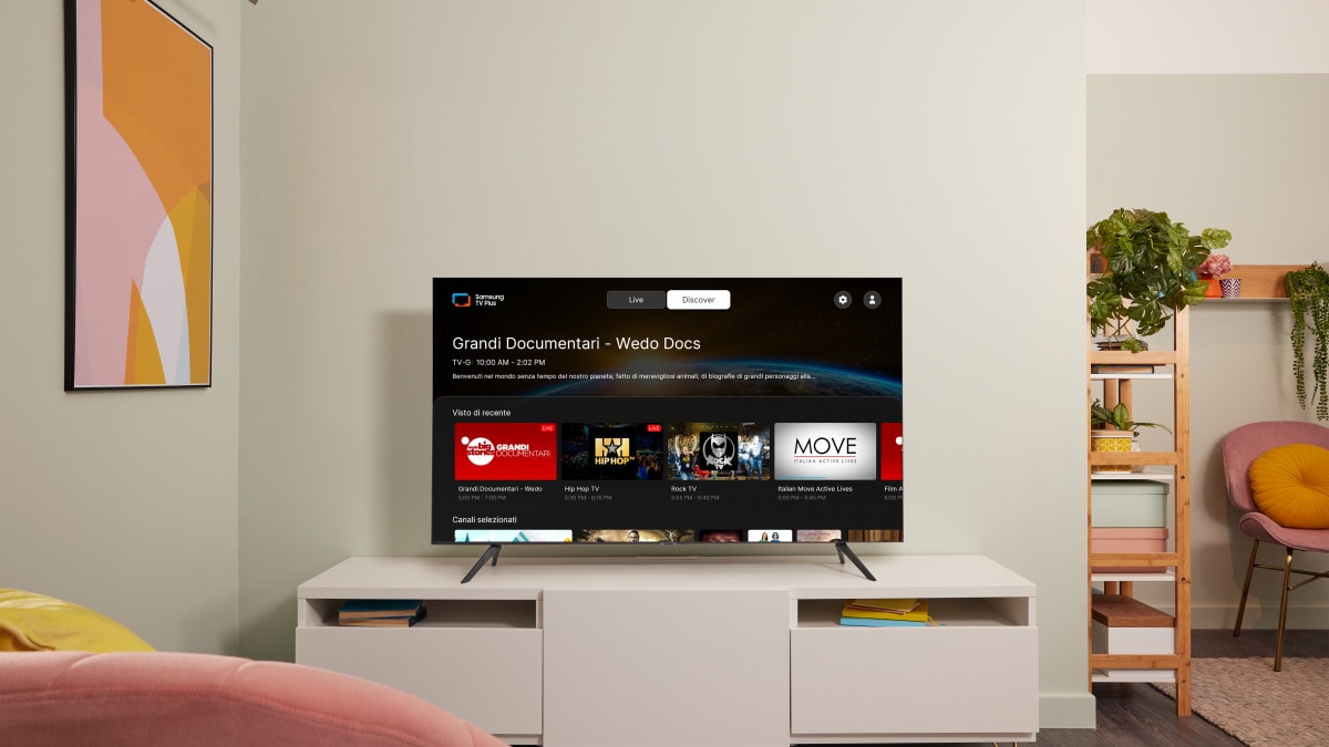 Samsung TV Plus is updated: new design, more channels and particular attention to music