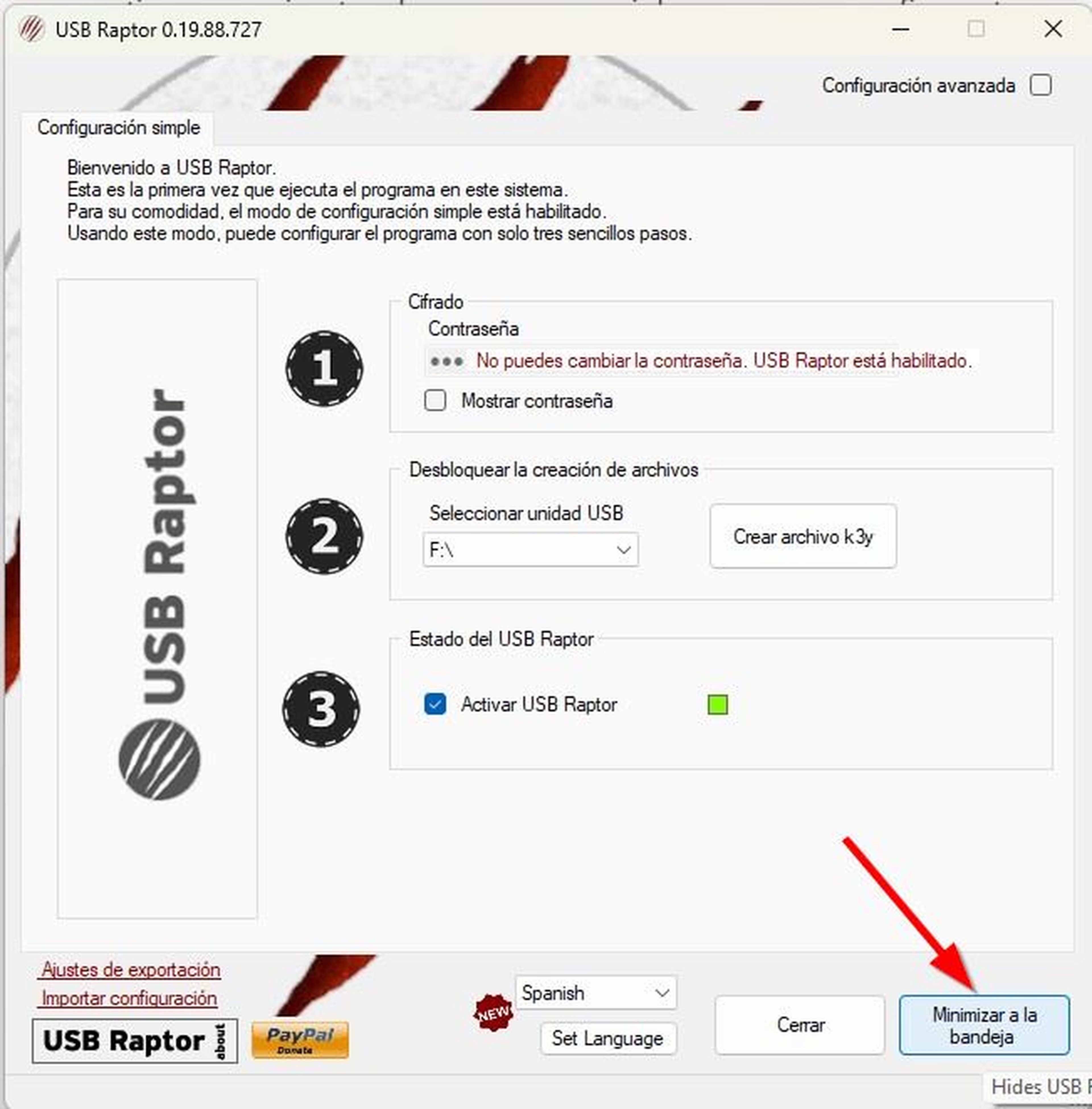 USB security key