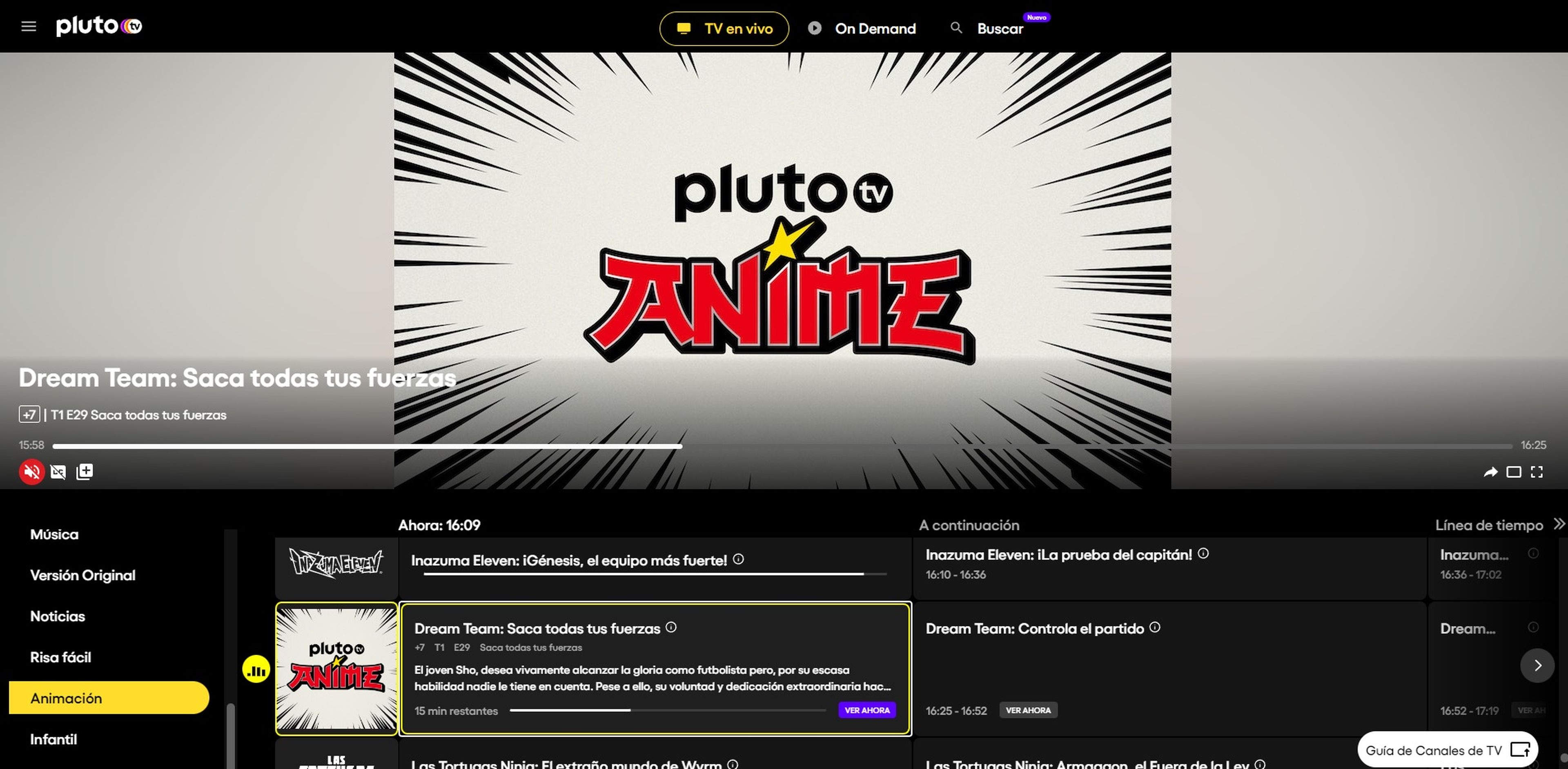 pluto tv anime