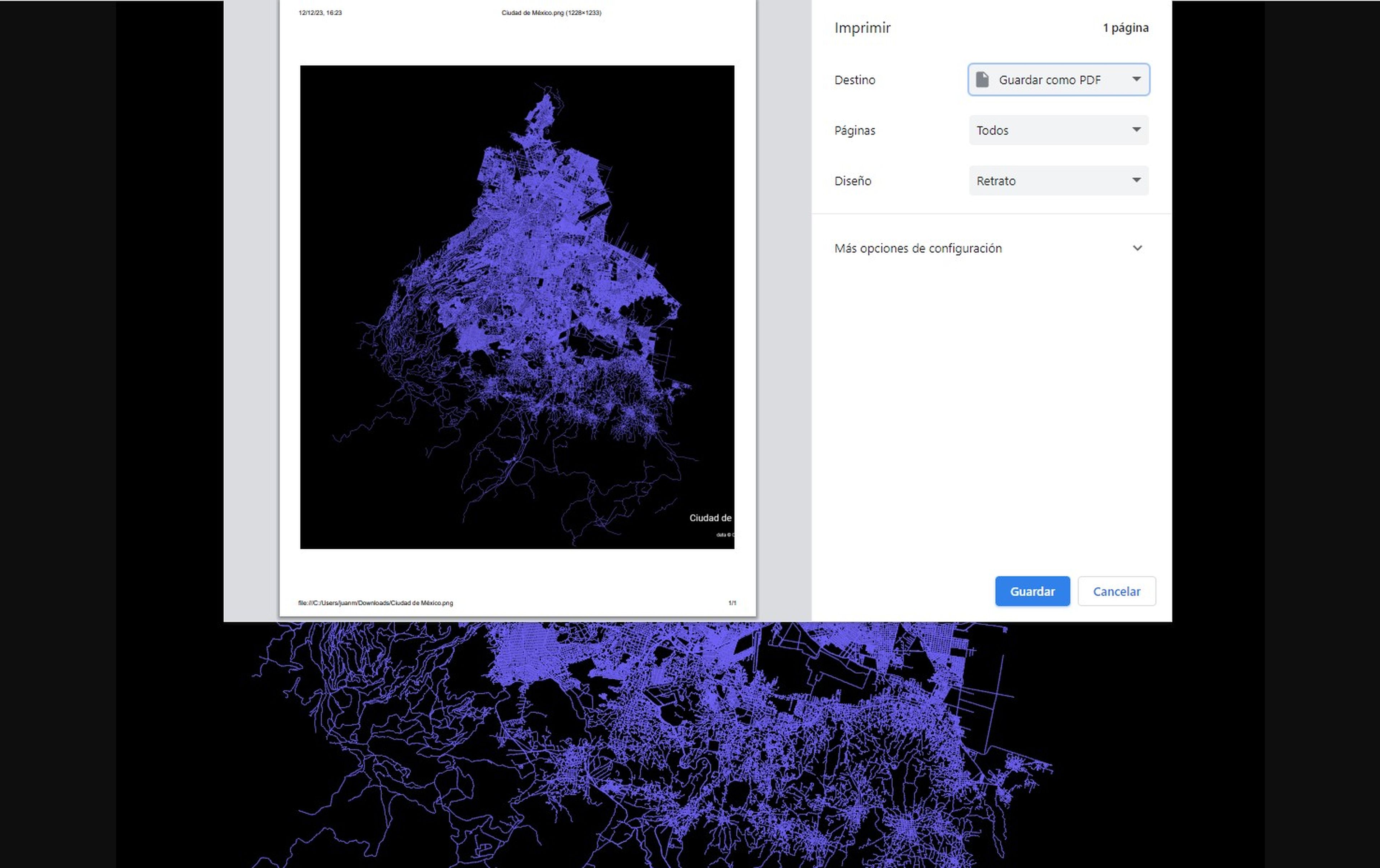 Convert a photo to PDF in Chrome