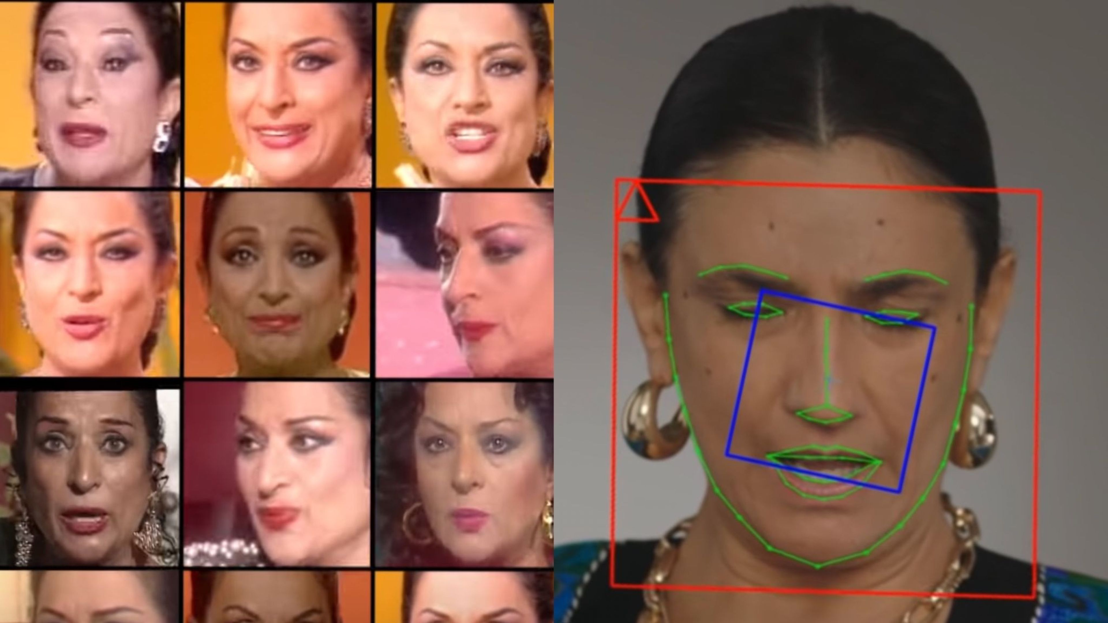 Deepfake alignment eyes images