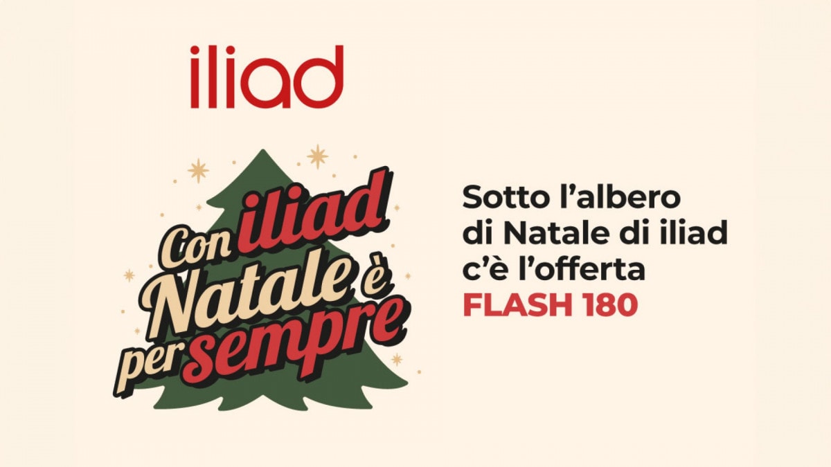 Iliad's Christmas gift is the return of the FLASH 180, the most convenient 5G offer